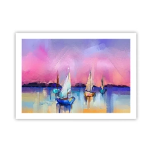 Poster - Direcția: ape largi - 70x50 cm