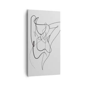 Tablou pe pânză - Cine ești tu? - 55x100 cm