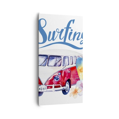 Tablou pe pânză - Un clasic pentru surferi - 65x120 cm
