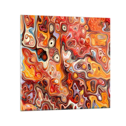 Tablou pe sticlă - Dacă nucile s-au topit în miere - 60x60 cm