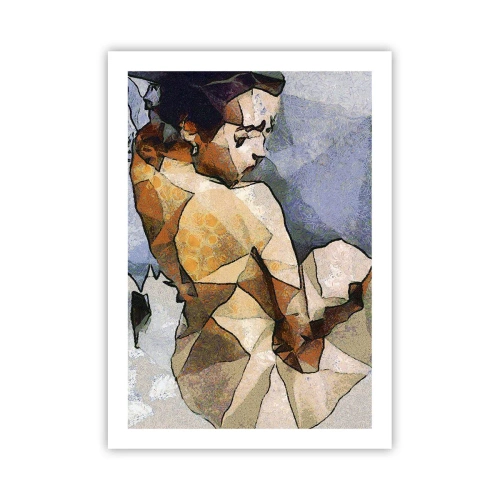 Poster - Fata cubismică - 50x70 cm