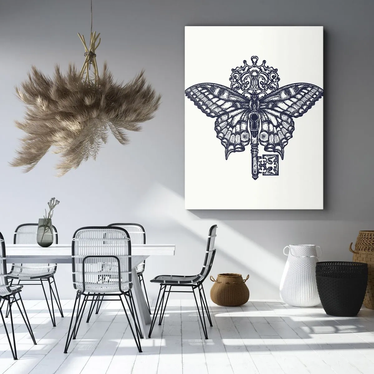 Tablou pe pânză - Toate secretele inimii - 55x100 cm