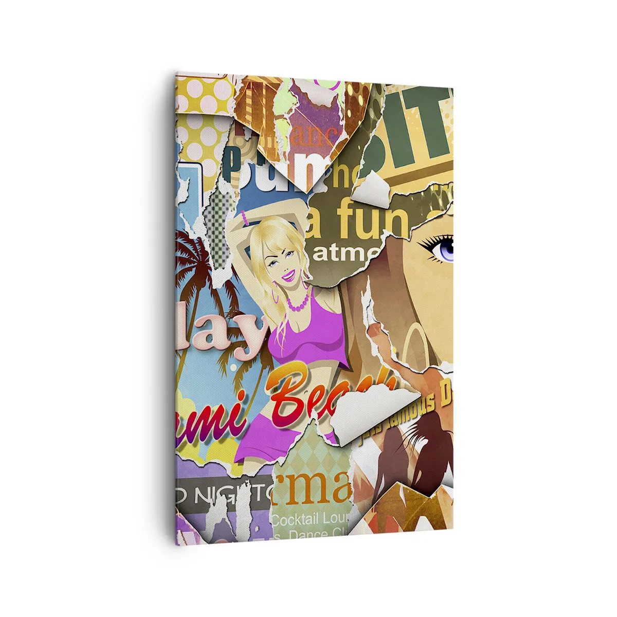 Tablou pe pânză - Flashback-uri de vacanță - 80x120 cm