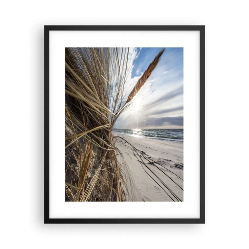 Poster în ramă neagră - O întâlnire a elementelor - 40x50 cm
