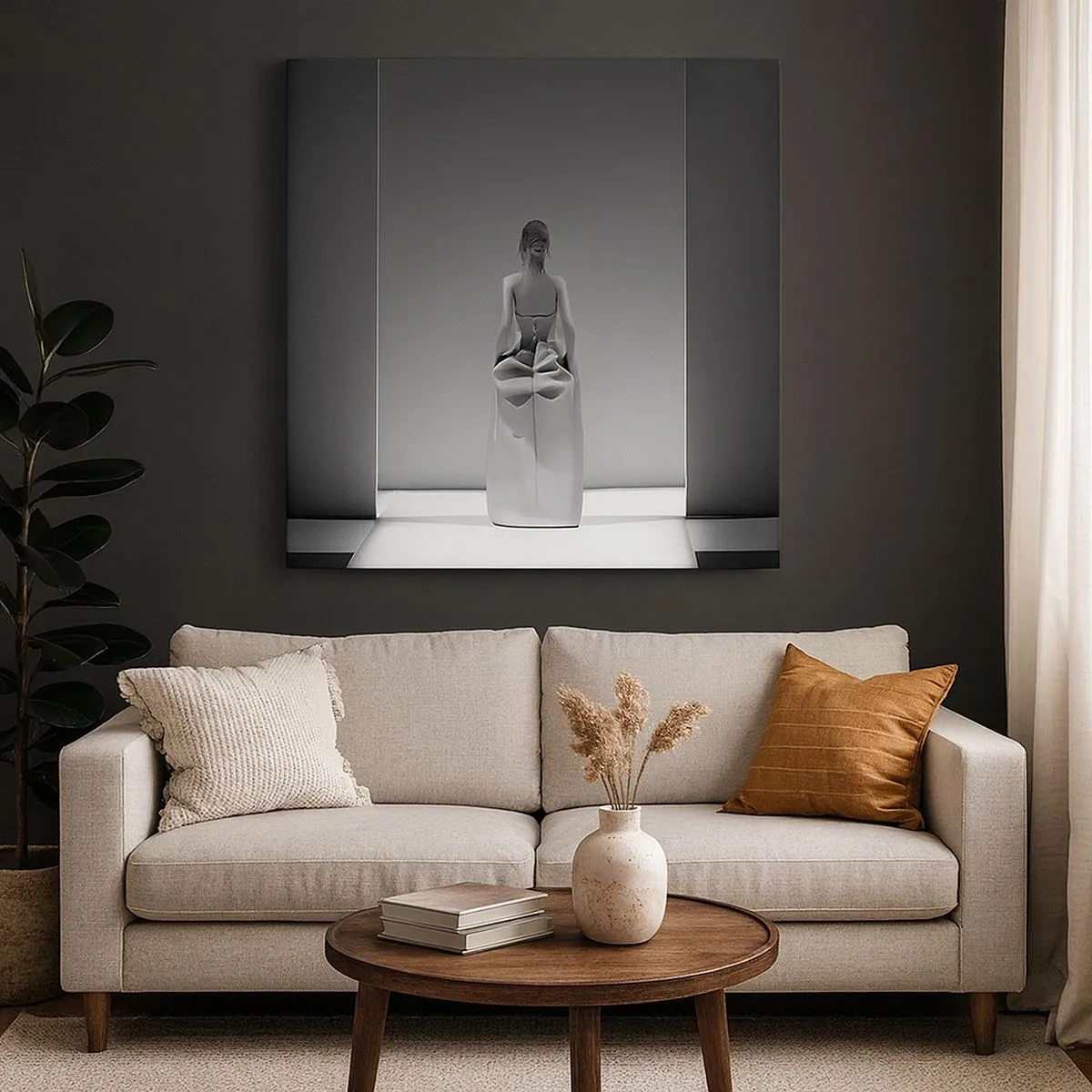 Tablou pe pânză - Simplitate sofisticată - 30x30 cm