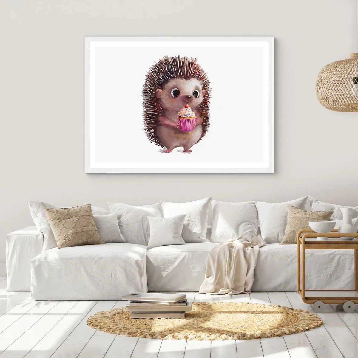Poster în ramă albă - Fiecare zi este o sărbătoare - 91x61 cm