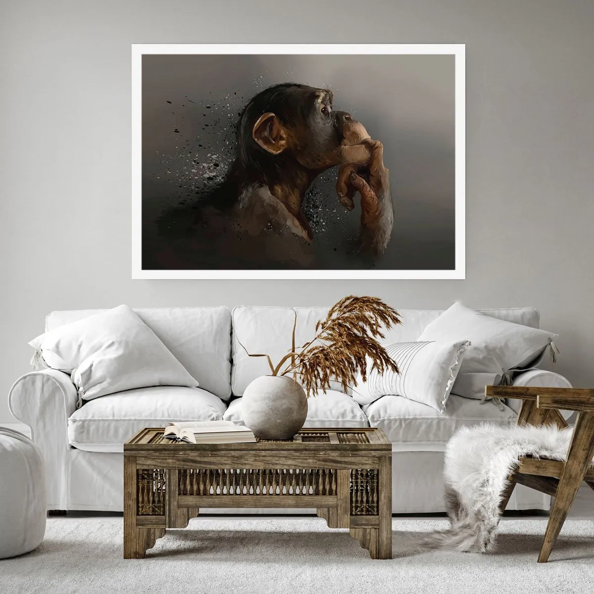 Poster - Cu siguranță, gânditorul - 70x50 cm