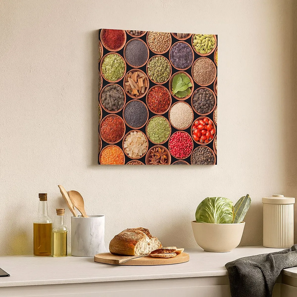 Tablou pe pânză - Toate gusturile lumii - 30x30 cm