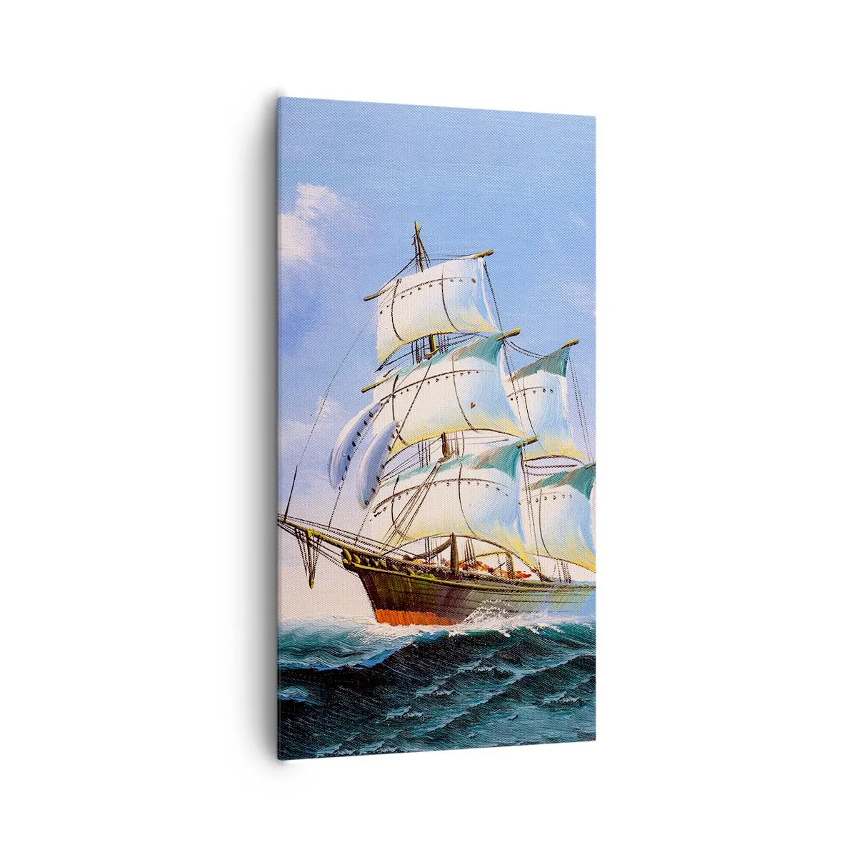 Tablou pe pânză - Cu mândrie în vânt - 65x120 cm