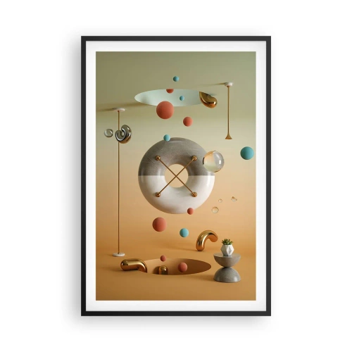 Poster în ramă neagră - Orice se poate întâmpla - 61x91 cm