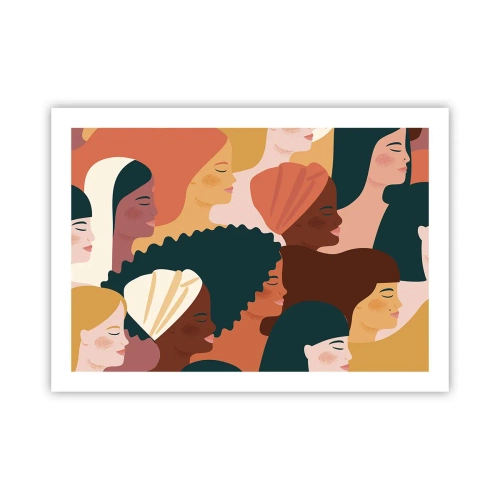 Poster - Numai feminitate - 70x50 cm