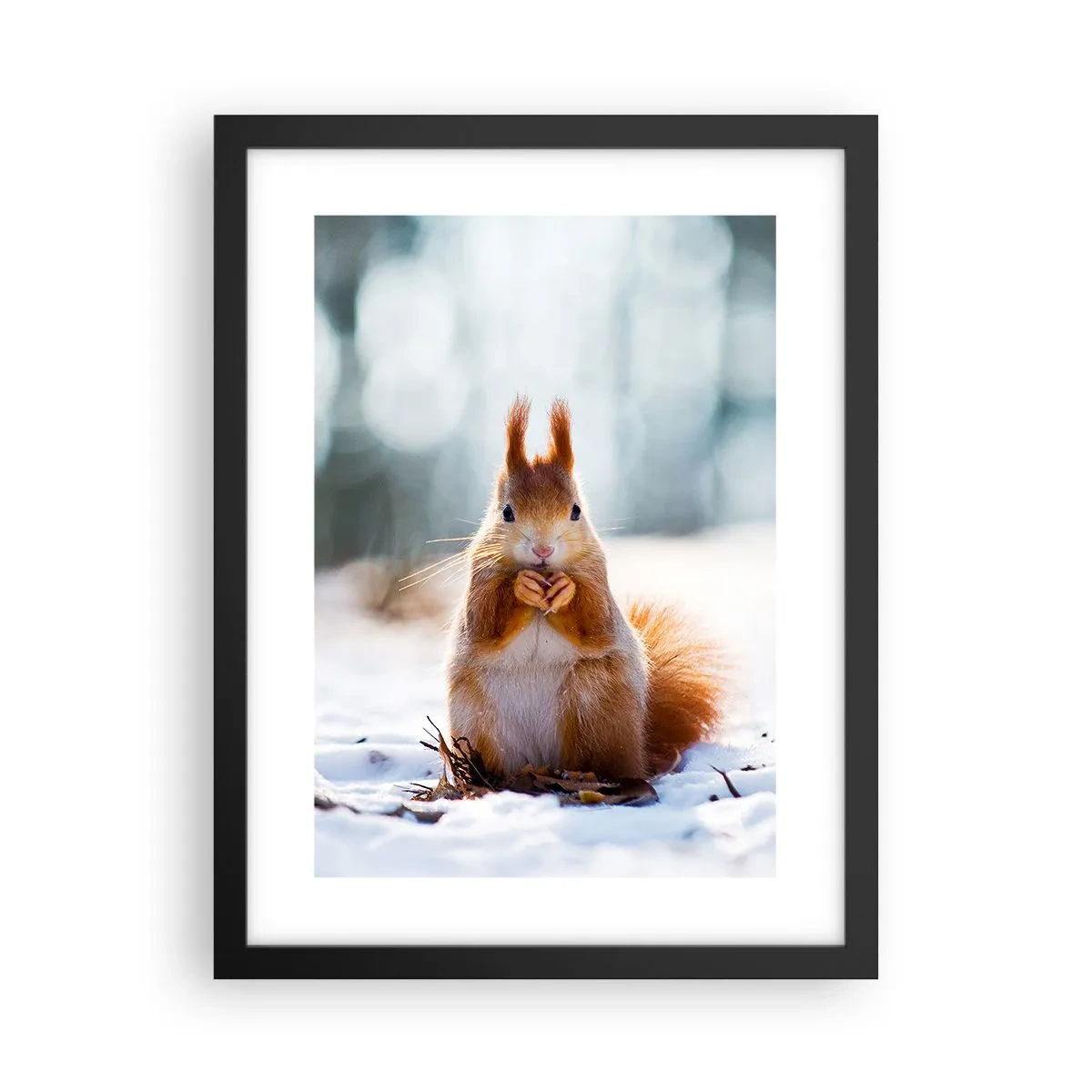 Poster în ramă neagră - Și la ce te uiți? - 30x40 cm