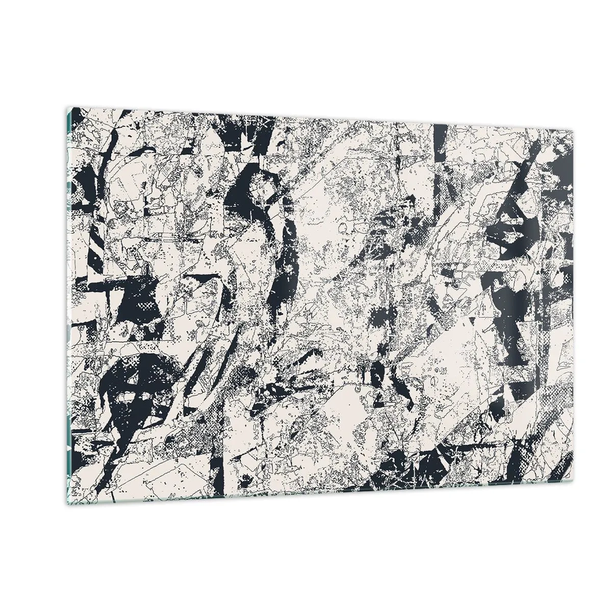 Tablou pe sticlă - Întrepătrunderea contrariilor - 120x80 cm