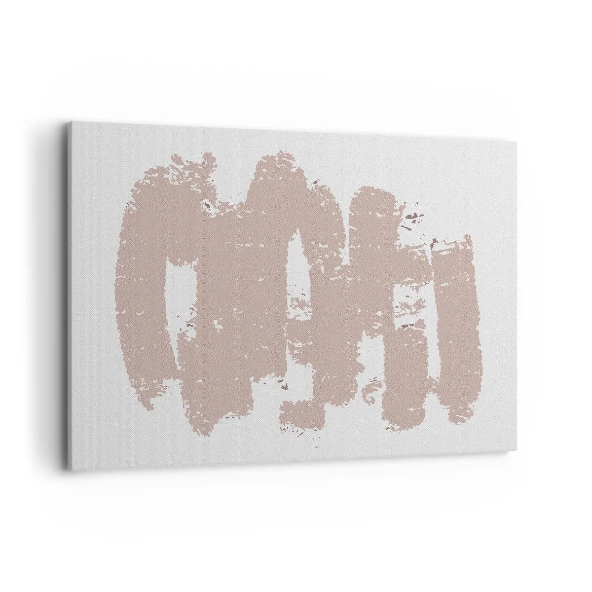 Tablou pe pânză - Abstracție în roz moale - 120x80 cm