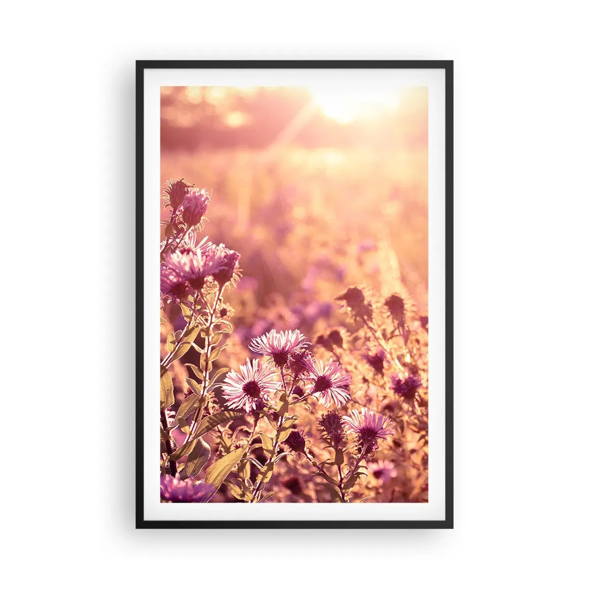 Poster în ramă neagră - Înainte ca vara să plece - 61x91 cm