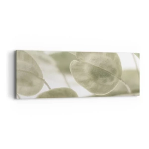 Tablou pe pânză - La început au fost frunzele... - 90x30 cm