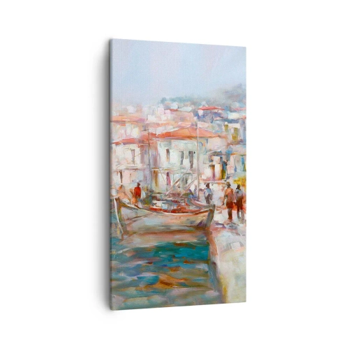 Tablou pe pânză - Vacanță pastelată - 45x80 cm