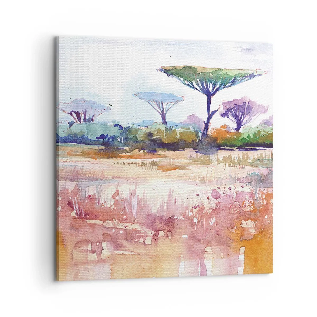 Tablou pe pânză - Culorile savanei - 60x60 cm