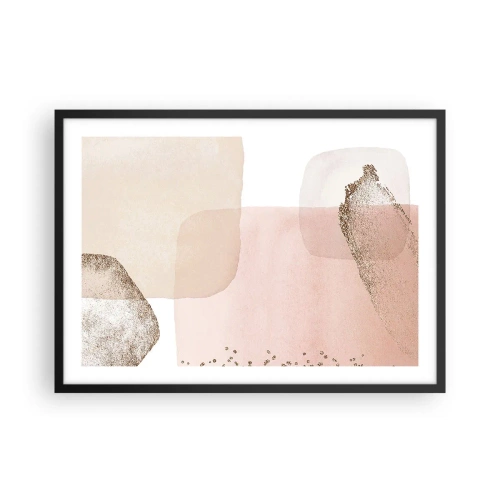 Poster în ramă neagră - O privire prin culoare - 70x50 cm