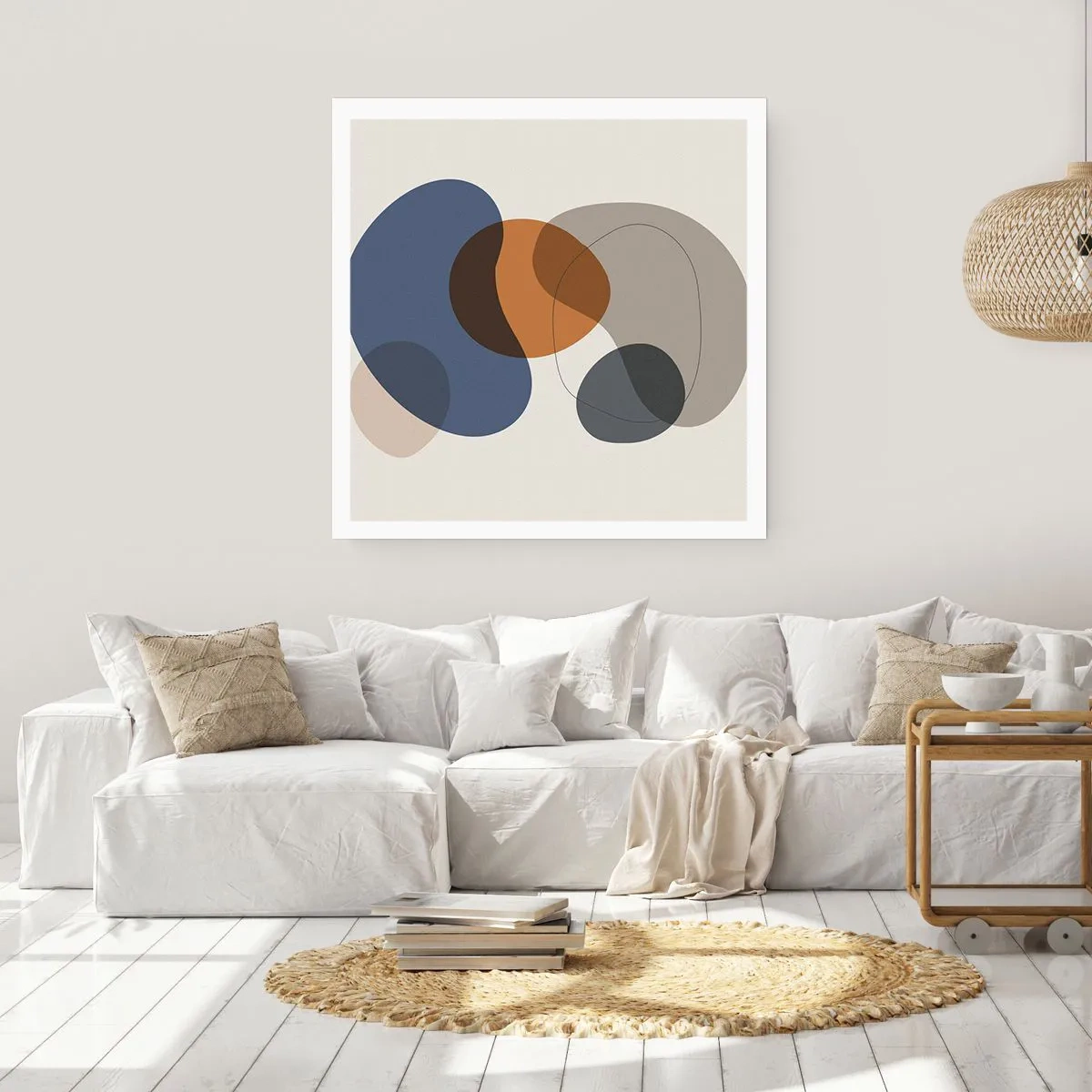 Poster - Picături de culoare - 60x60 cm