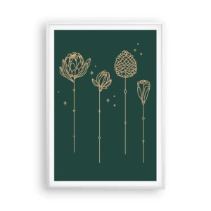 Poster în ramă albă - Familia IERBEscu - 70x100 cm