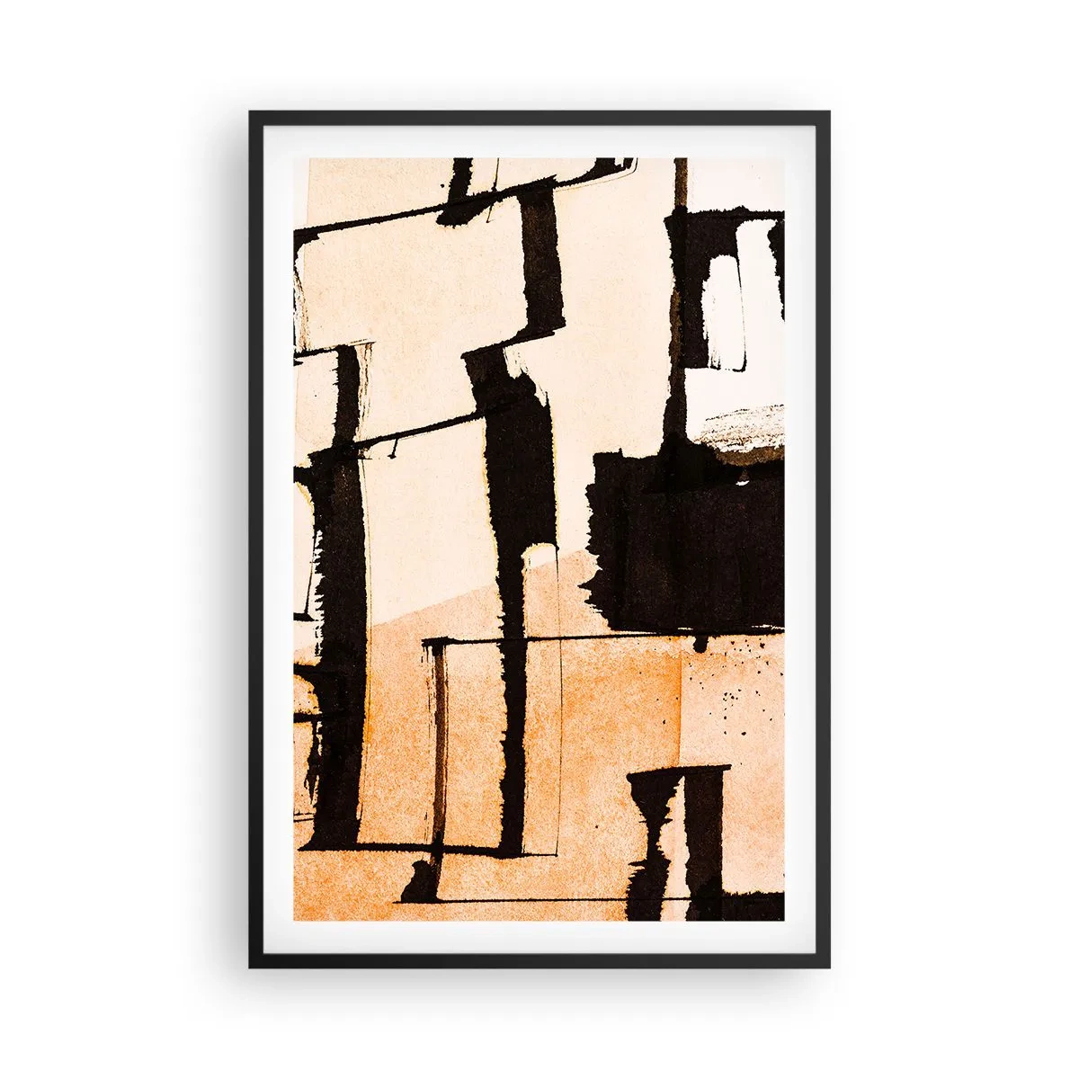 Poster în ramă neagră - Cu toate acestea, ordinea - 61x91 cm