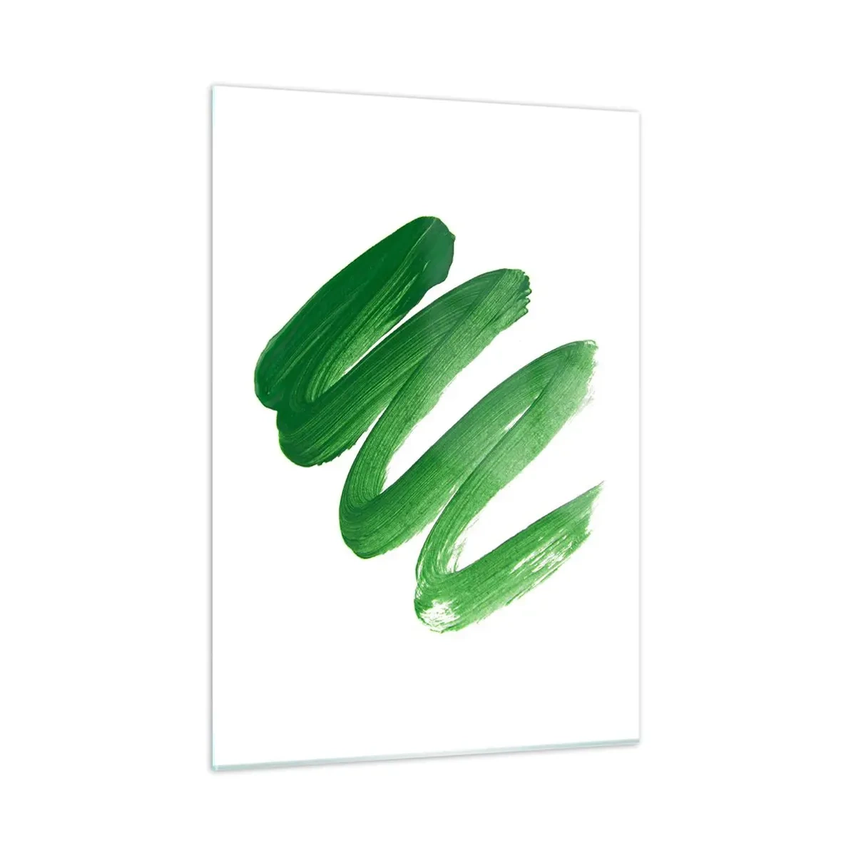 Tablou pe sticlă - Glumă verde - 50x70 cm