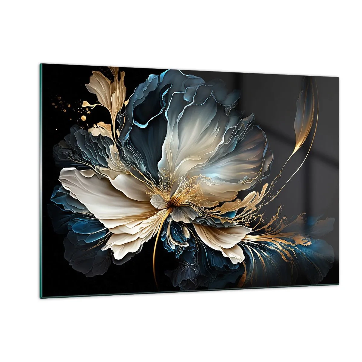 Tablou pe sticlă - Povestea unei flori de iubire - 120x80 cm
