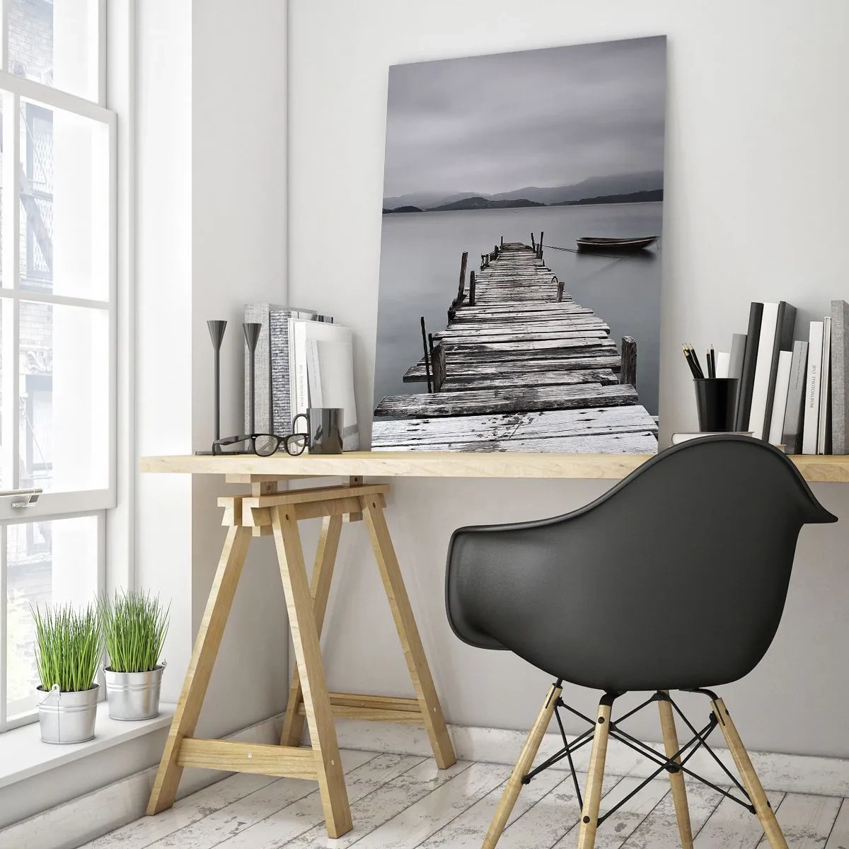 Tablou pe sticlă - Poți pleca mâine - 50x70 cm