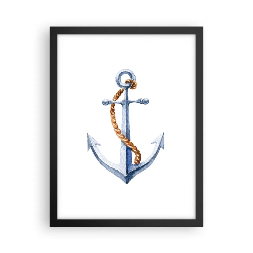 Poster în ramă neagră - Ahoy aventura! - 30x40 cm
