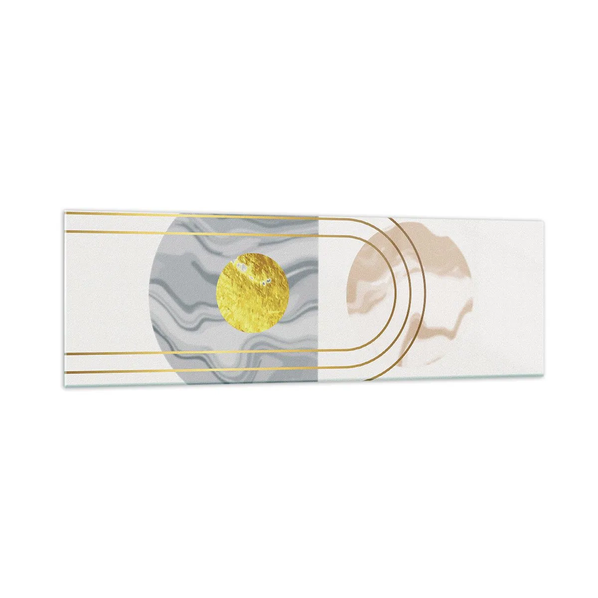 Tablou pe sticlă - Lumină și strălucire - 160x50 cm