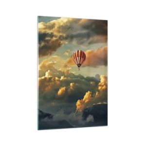 Tablou pe sticlă - Zbor pentru că vreau - 70x100 cm