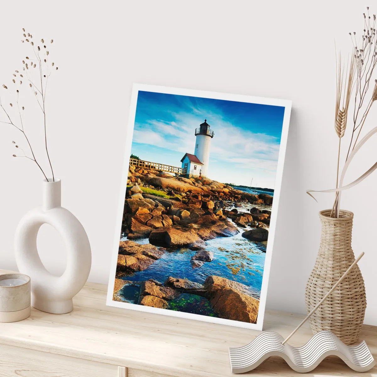 Poster - Întoarce-te acasă fericit, te aștept cu nerăbdare - 61x91 cm