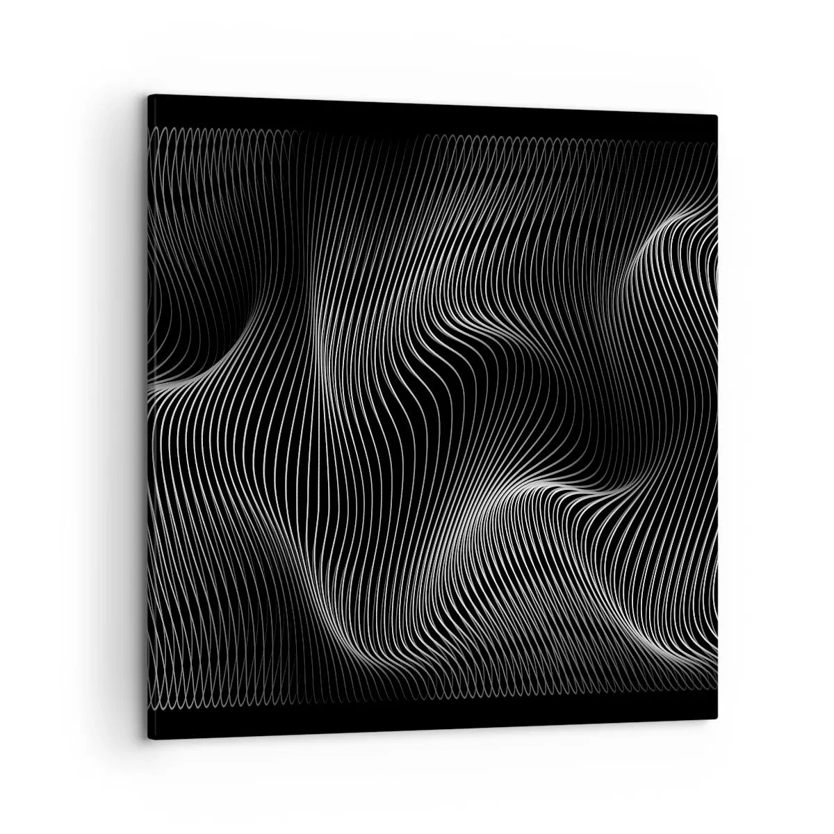 Tablou pe pânză - Dansul luminii în spațiu - 50x50 cm