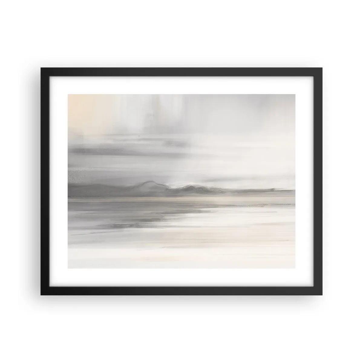 Poster în ramă neagră - Gândul îndepărtat - 50x40 cm