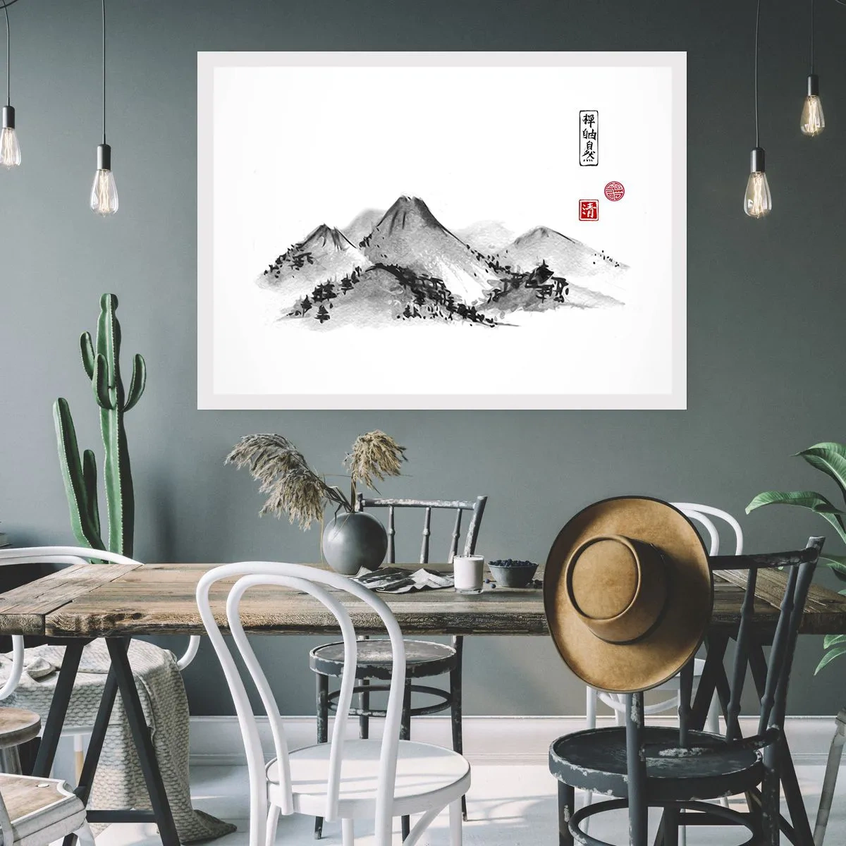 Poster - Dincolo de dealuri - 100x70 cm