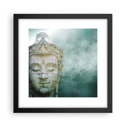 Poster în ramă neagră - Căutând iluminarea - 30x30 cm