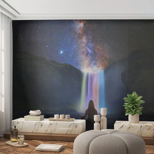 Tapet Autoadeziv Deluxe Sticker - Armonie absolută - Abstracția, Cascadă, Fantezie - 350x256 cm