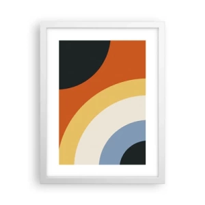 Poster în ramă albă - Spre sine - 30x40 cm