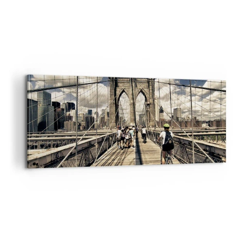 Tablou pe pânză - Chiar în inima orașului - 100x40 cm
