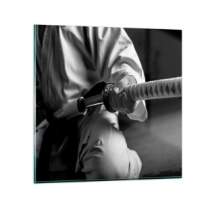 Tablou pe sticlă - Sufletul unui războinic - 30x30 cm