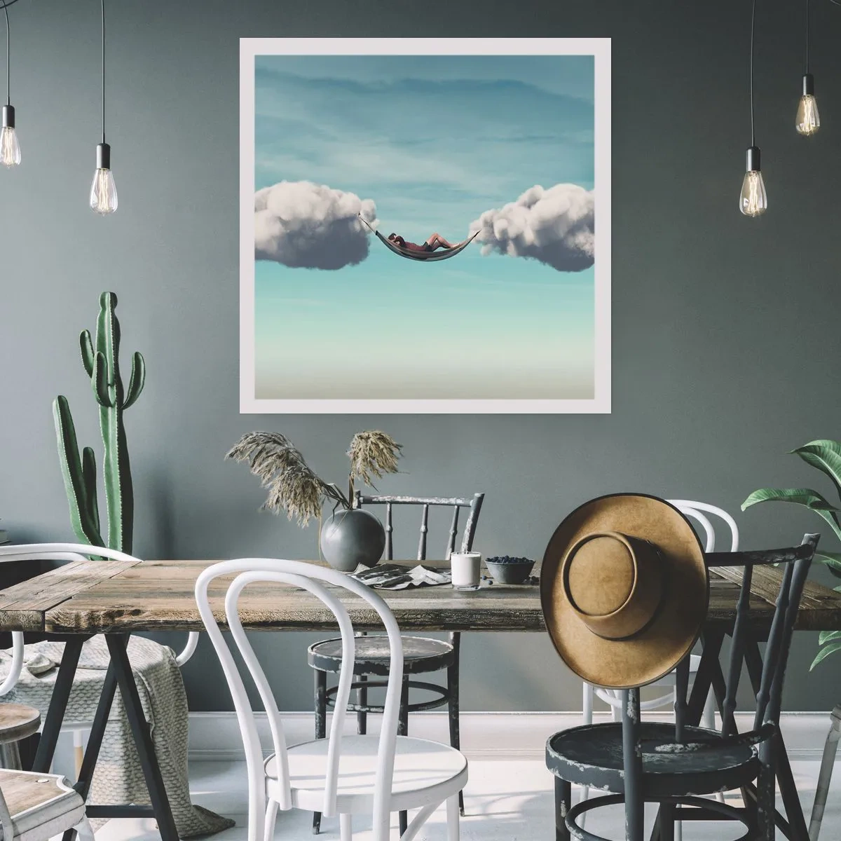 Poster - Fericirea momentului - 40x40 cm