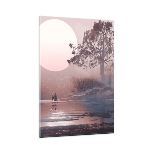 Tablou pe sticlă - Minuni nocturne - 80x120 cm