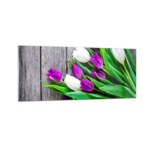 Tablou pe sticlă - În ziua festivalului de primăvară - 100x40 cm