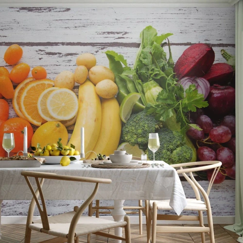 Tapet Standard Eco - Nu este de ajuns? - Gastronomie, Fructe, Legume - 450x315 cm