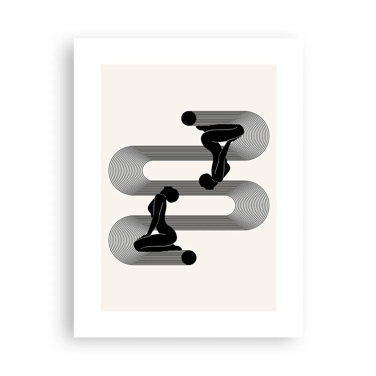 Poster - Simetrie senzuală - 30x40 cm