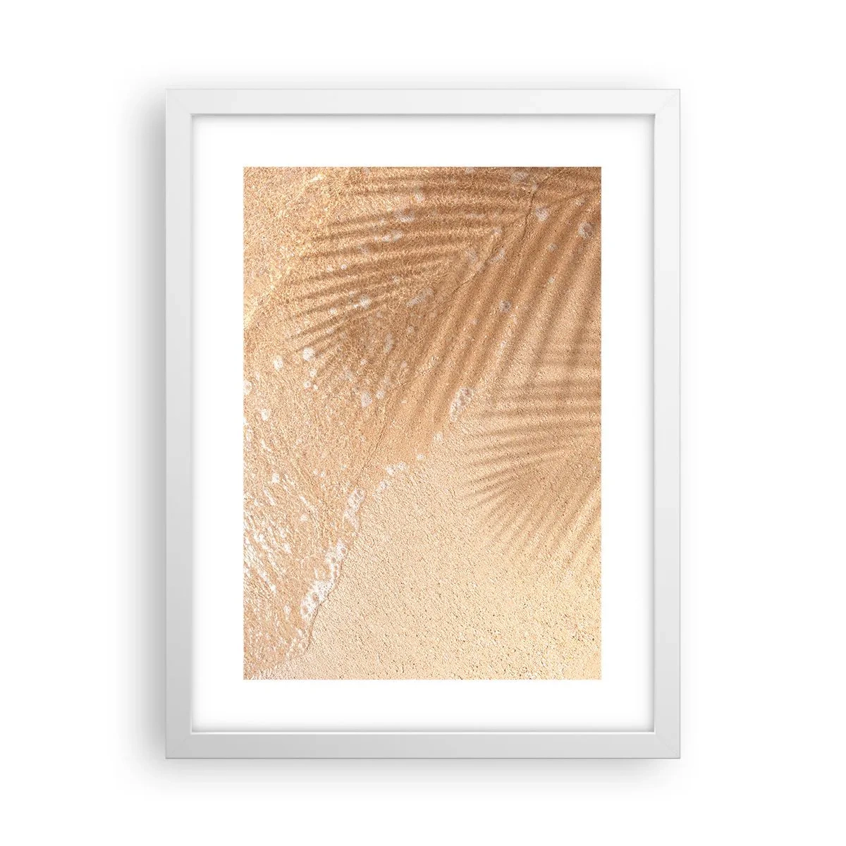 Poster în ramă albă - Umbra unei veri fierbinți - 30x40 cm