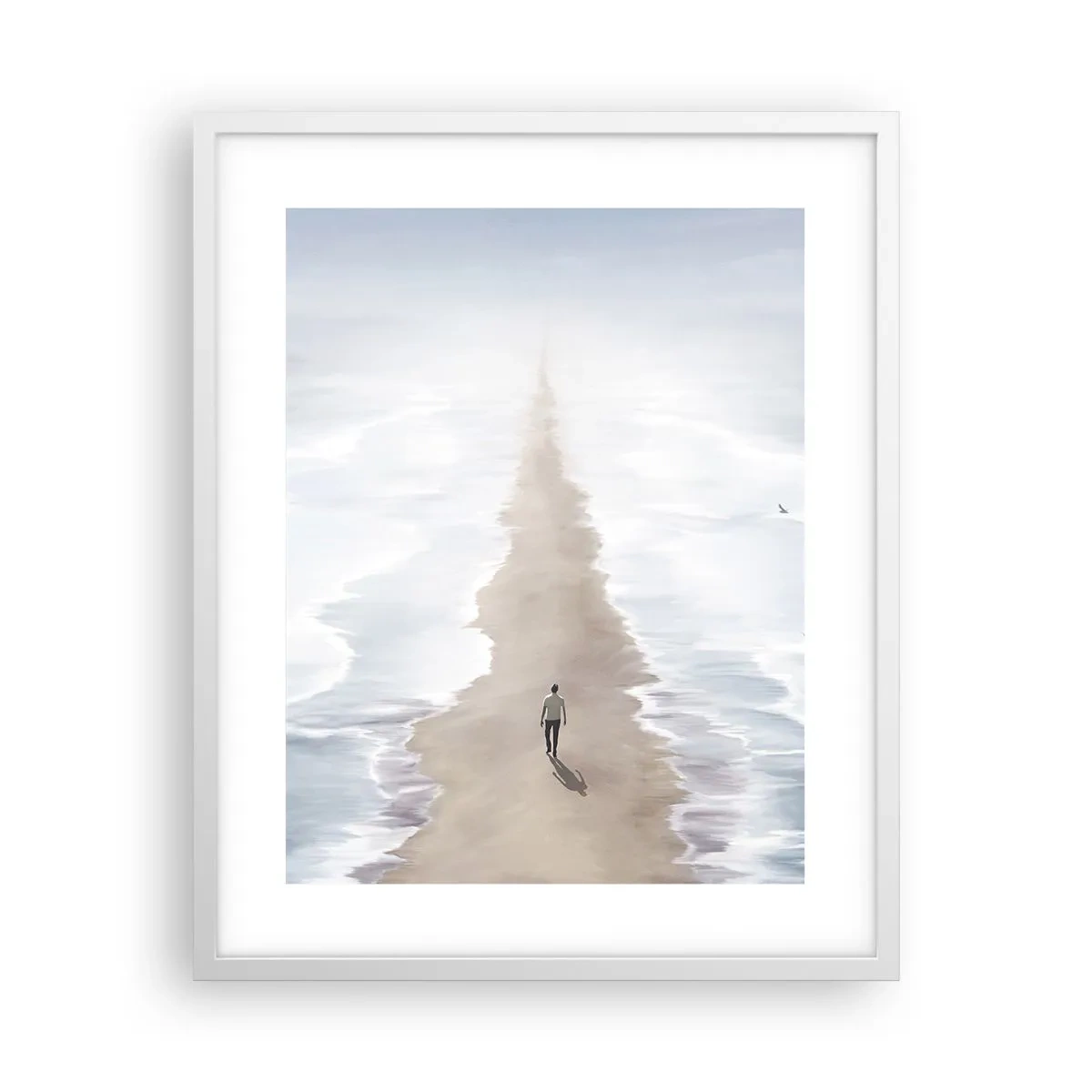 Poster în ramă albă - Un viitor luminos - 40x50 cm