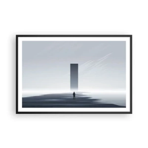 Poster în ramă neagră - Oportunitate sau amenințare? - 91x61 cm