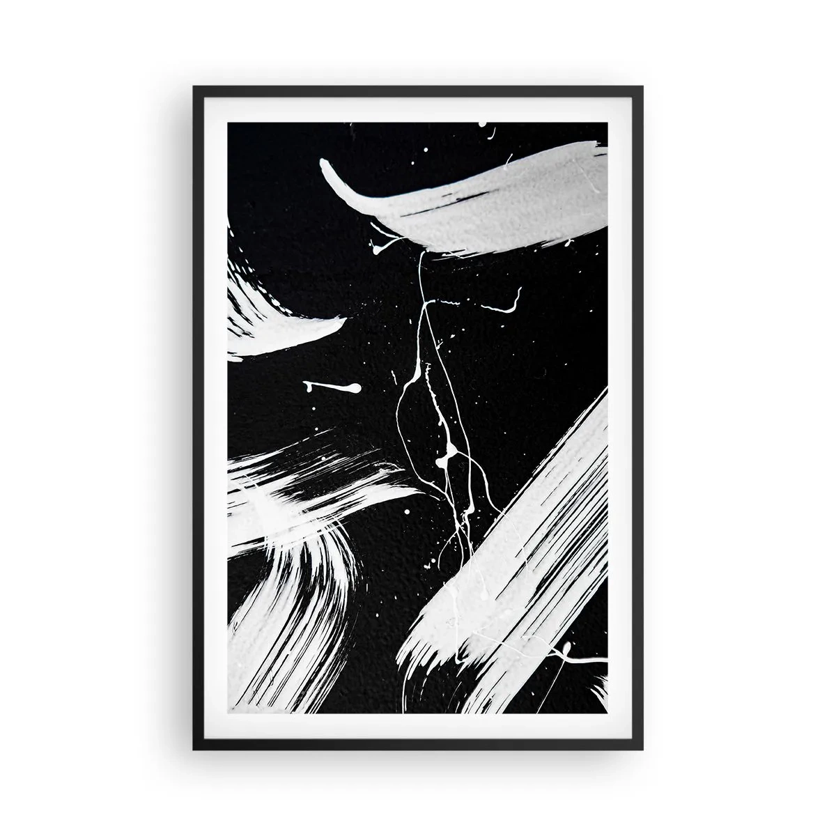 Poster în ramă neagră - Abisul întunericului - 61x91 cm